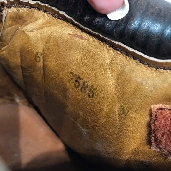 Vintage Vasque Red Lace Up Hiking Boots Suede Leather Mountaineering USA Shoes 6 - Picture 16 of 16